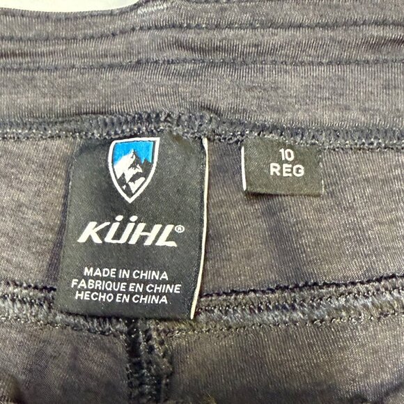 KÜHL Mova Zip Pants Women’s 10 Dark Heather Gray Stretch EUC - Picture 6 of 12